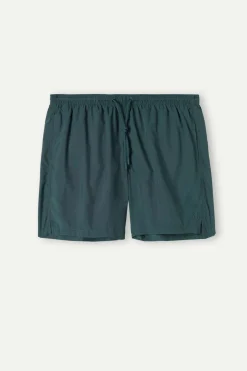 Badpak Zwemboxer met Effen Kleur