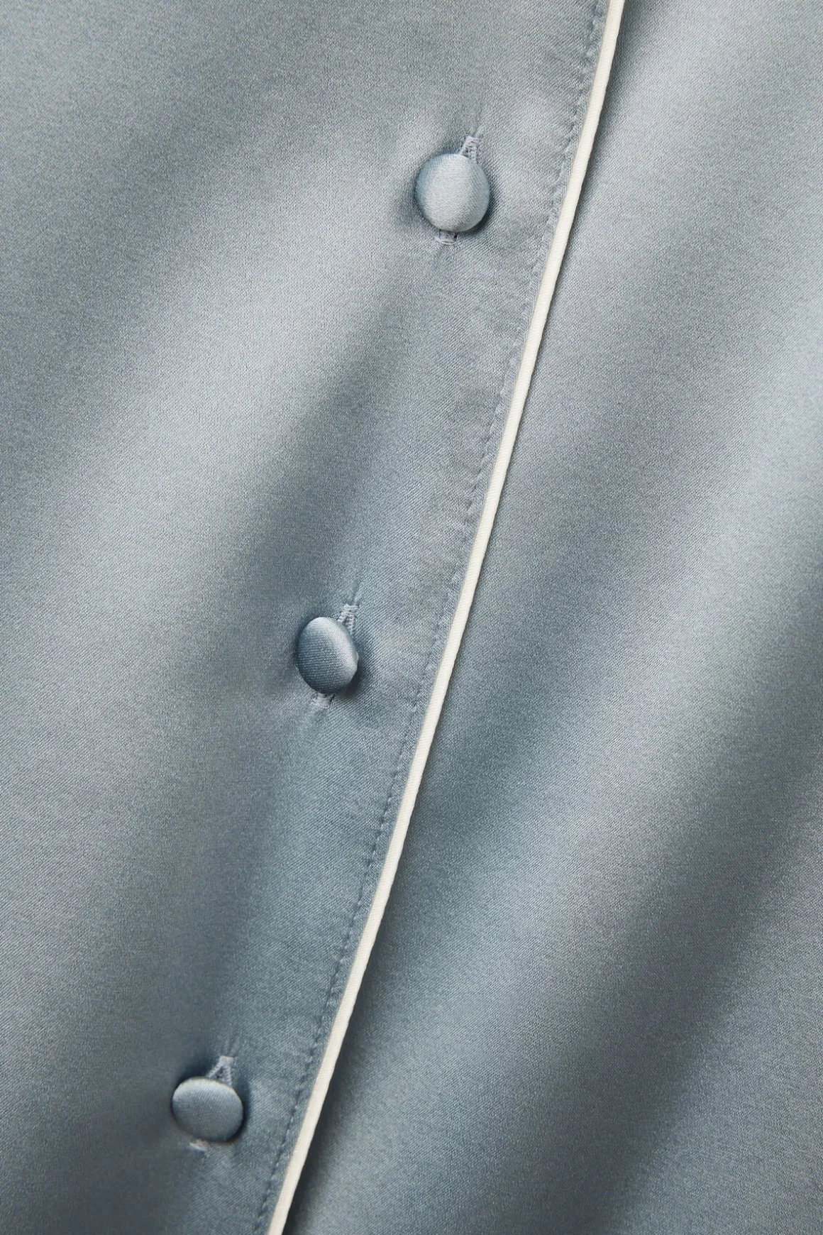 Blouse met Korte Mouwen van Zijde in Herenstijl