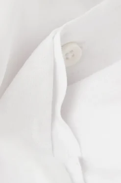 Blouse van Linnen en Katoen met Korte Mouwen