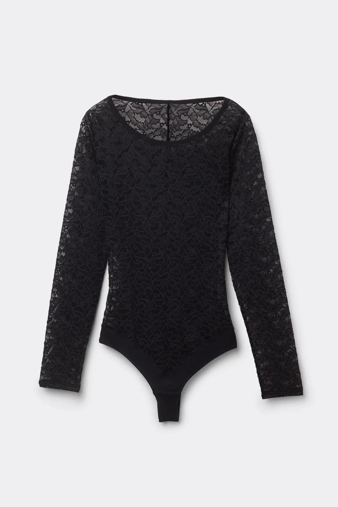 Body met Lange Mouwen van Kant Delicate Pieces