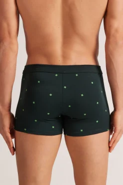 Boxer Superior Katoen met Klaverblad-Print