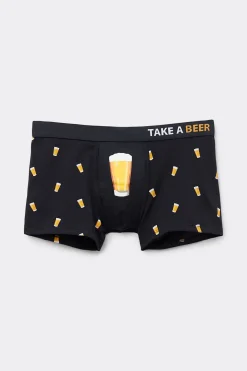 Boxer Superior Katoen met Bierprint