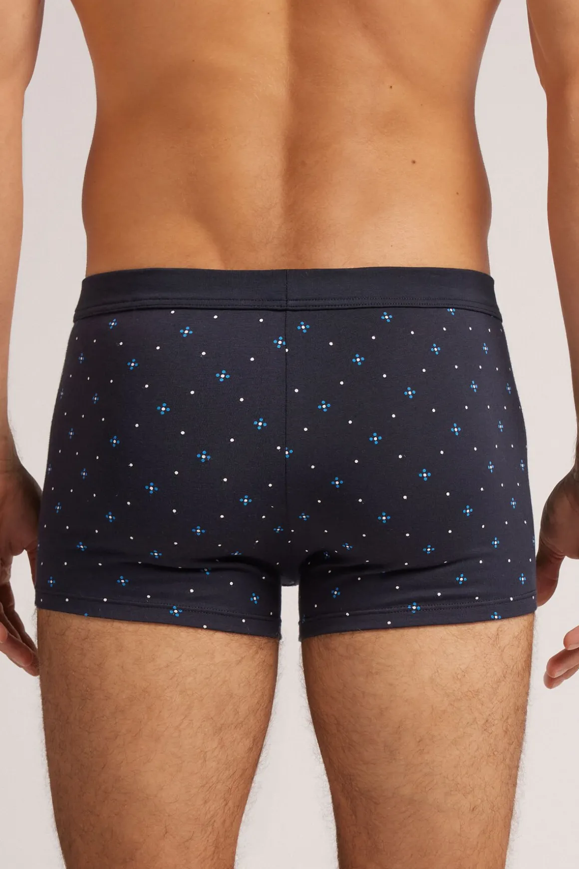Boxer Superior Katoen Microprint Bloem