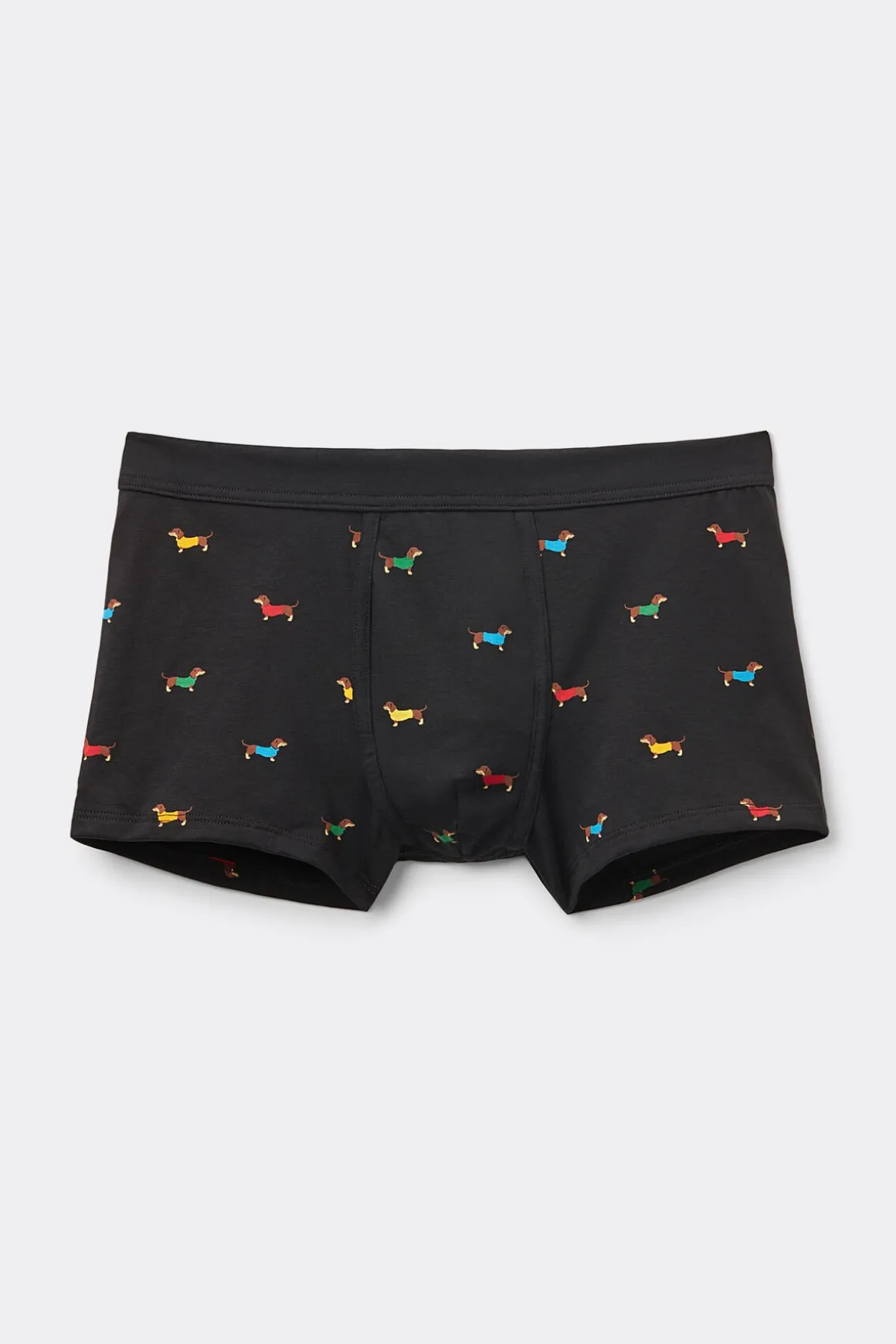 Boxer Superior Katoen Teckelprint