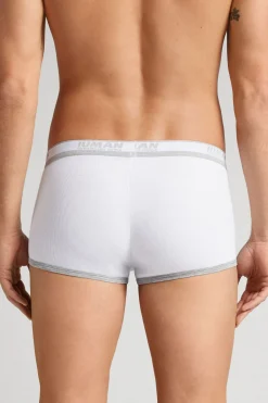 Boxer van Geribbeld Superior Katoen
