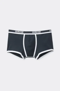 Boxer van Geribbeld Superior Katoen