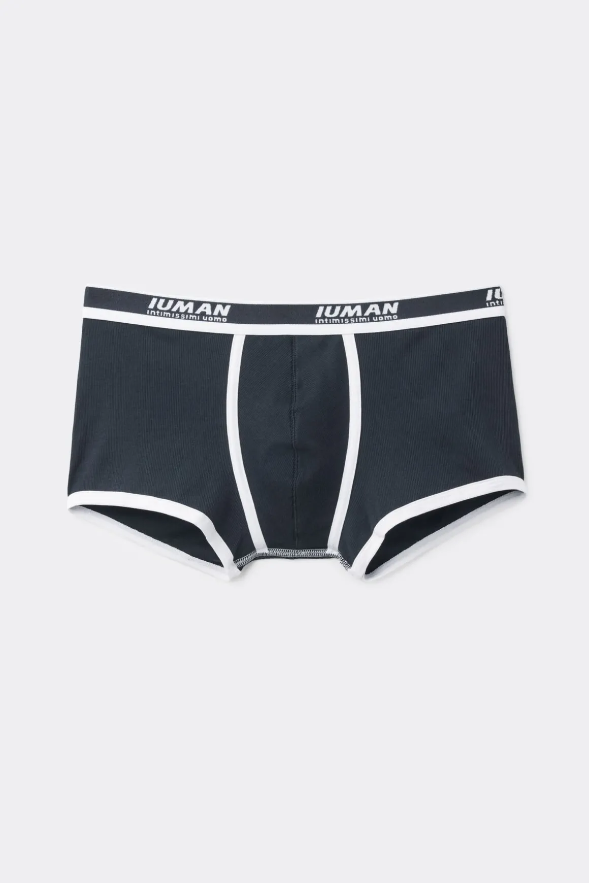 Boxer van Geribbeld Superior Katoen