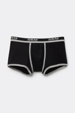 Boxer van Geribbeld Superior Katoen