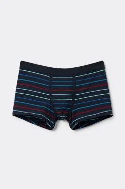 Boxer van Katoen Superior met Meerkleurige Streepprint