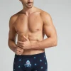 Boxer van Natural Fresh Katoen met Inktvis-print