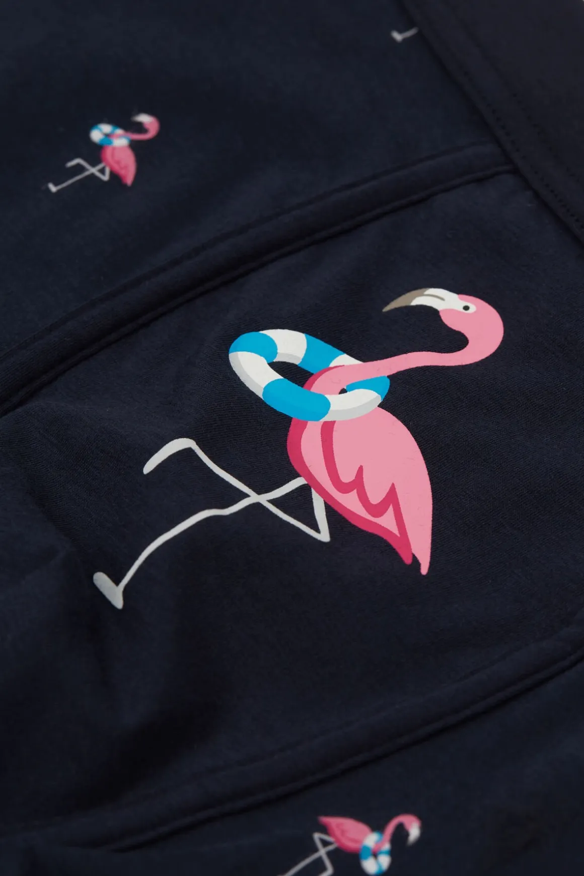 Boxer van Natural Fresh Katoen met Flamingo's Print