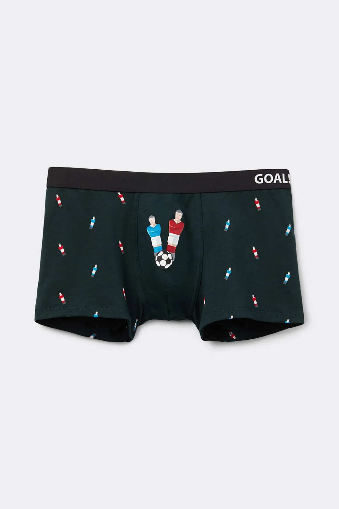 Boxer van Superior Katoen met Tafelvoetbalprint