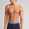 Boxershort van microfiber met logo