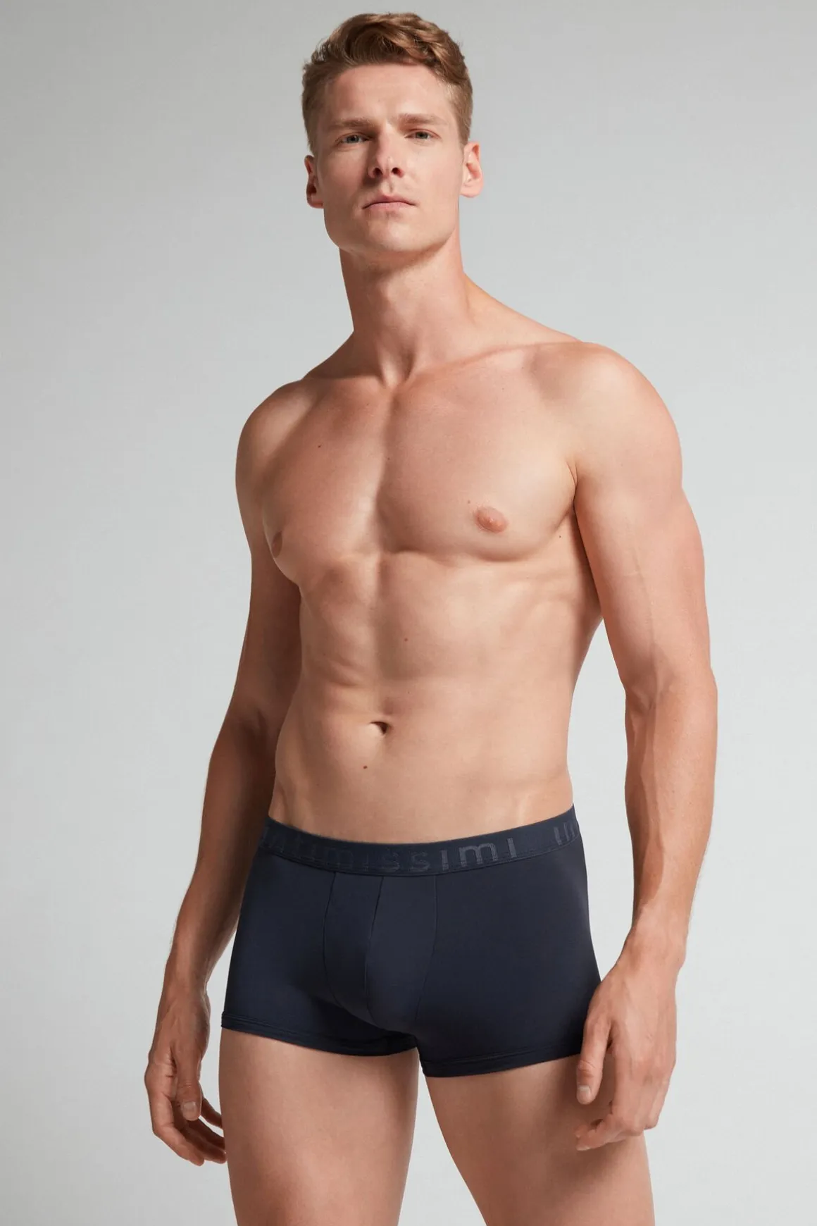 Boxershort van microfiber met logo