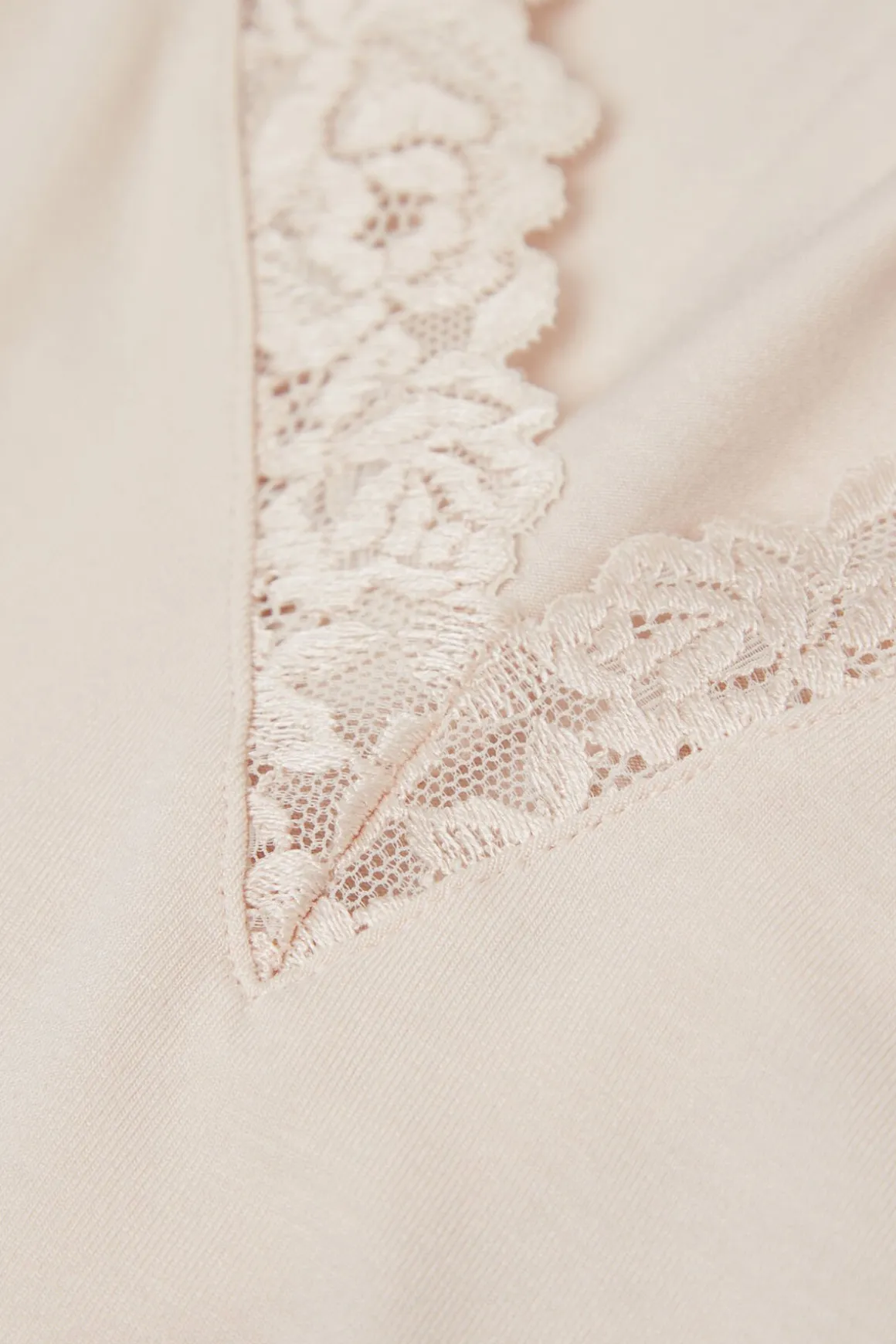 Canotta in Modal e Pizzo Pretty Flower