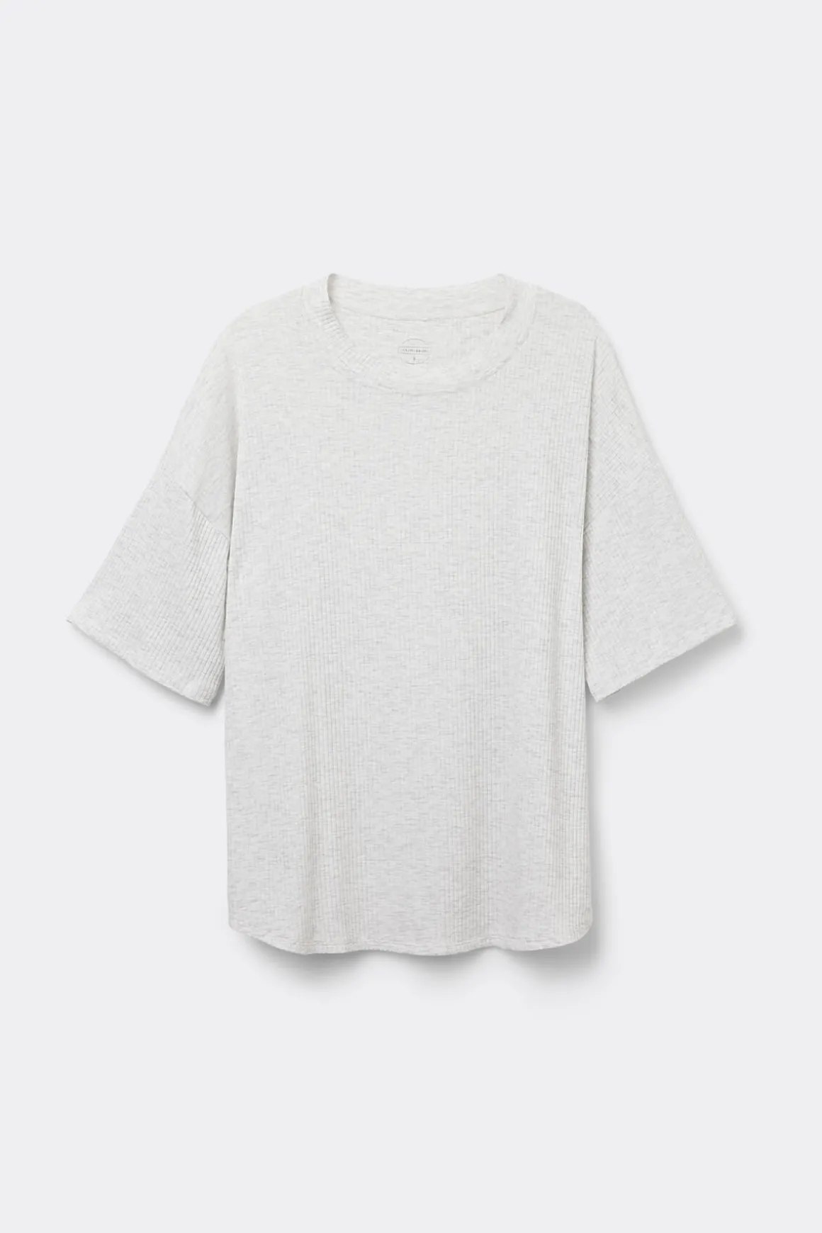 Chic Comfort Trui met Korte Mouwen in Modal