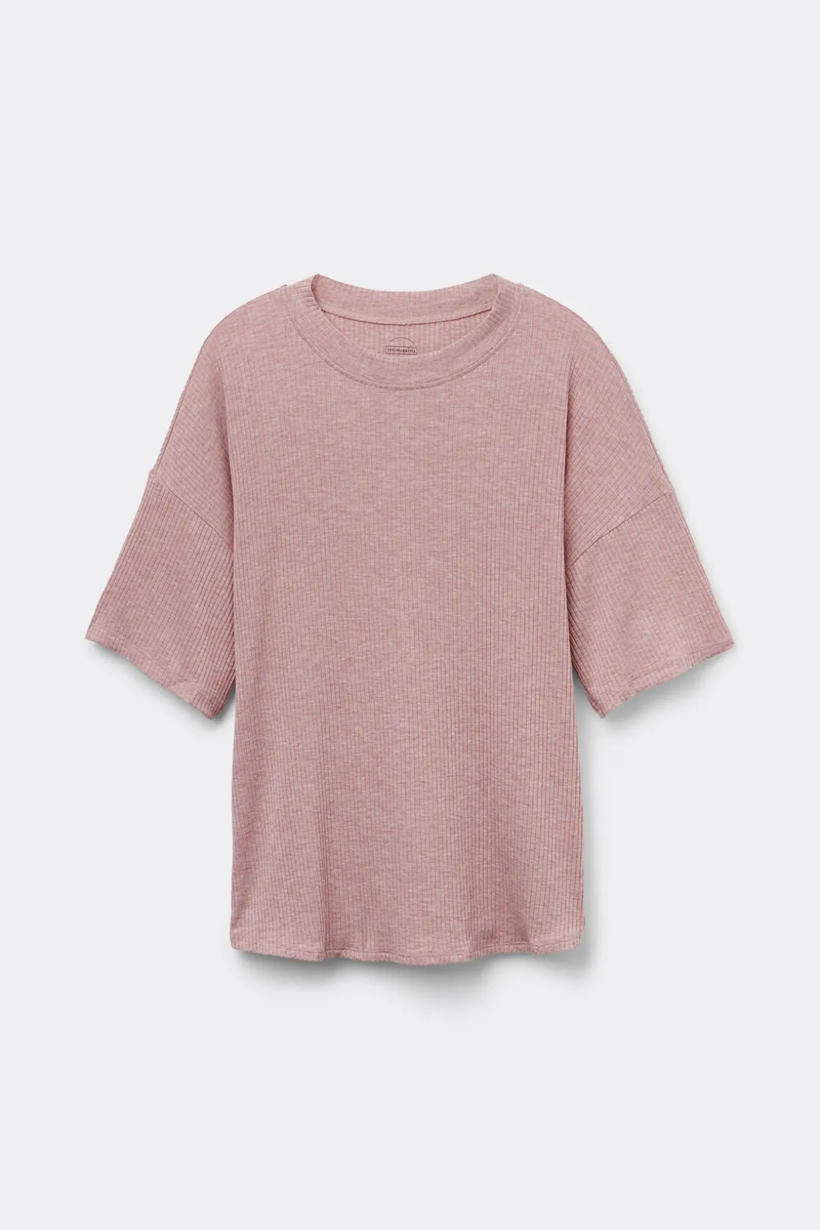 Chic Comfort Trui met Korte Mouwen in Modal