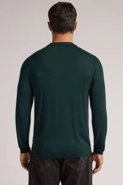 Gebreide Polo met Lange Mouwen