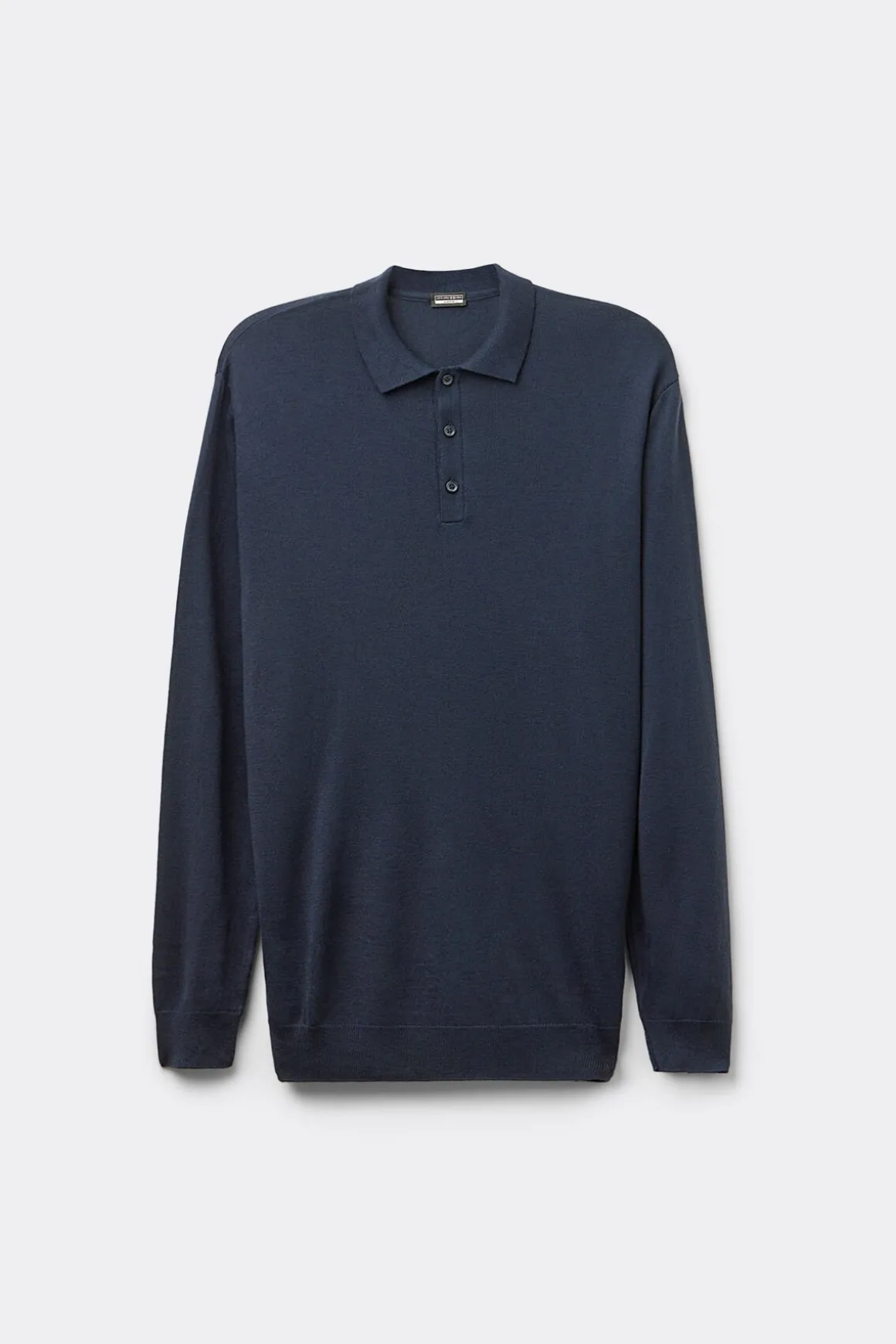 Gebreide Polo met Lange Mouwen