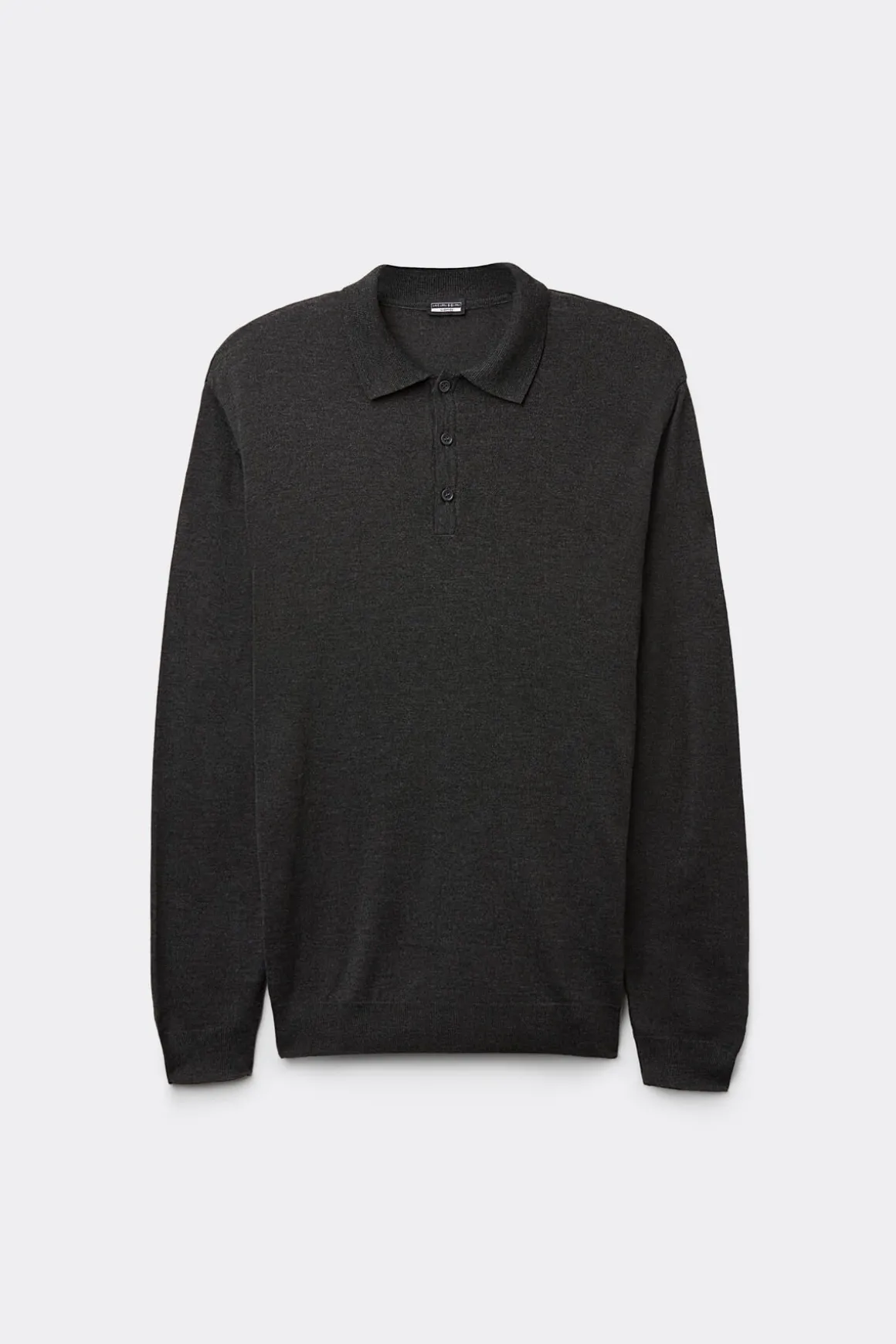 Gebreide Polo met Lange Mouwen