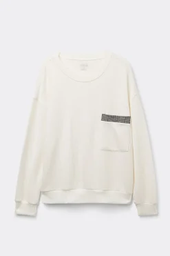 Geribd Shirt met Lange Mouwen Royal Elegance