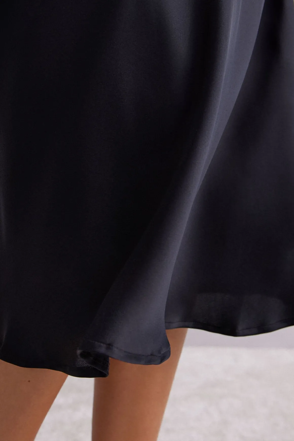 Halflange Slipdress van Zijde
