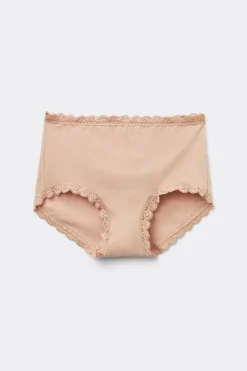 Hipster met Hoge Taille van Katoen en Kant