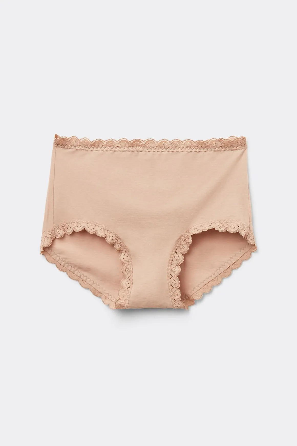 Hipster met Hoge Taille van Katoen en Kant