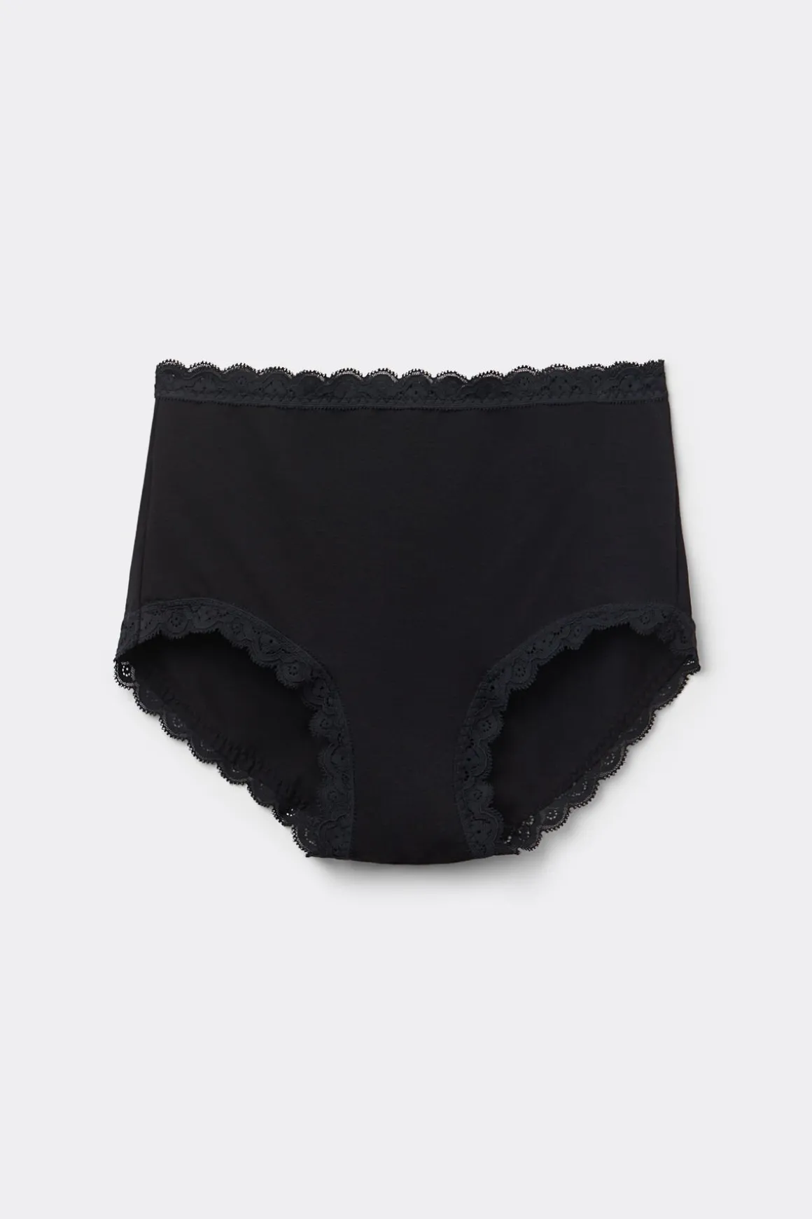 Hipster met Hoge Taille van Katoen en Kant