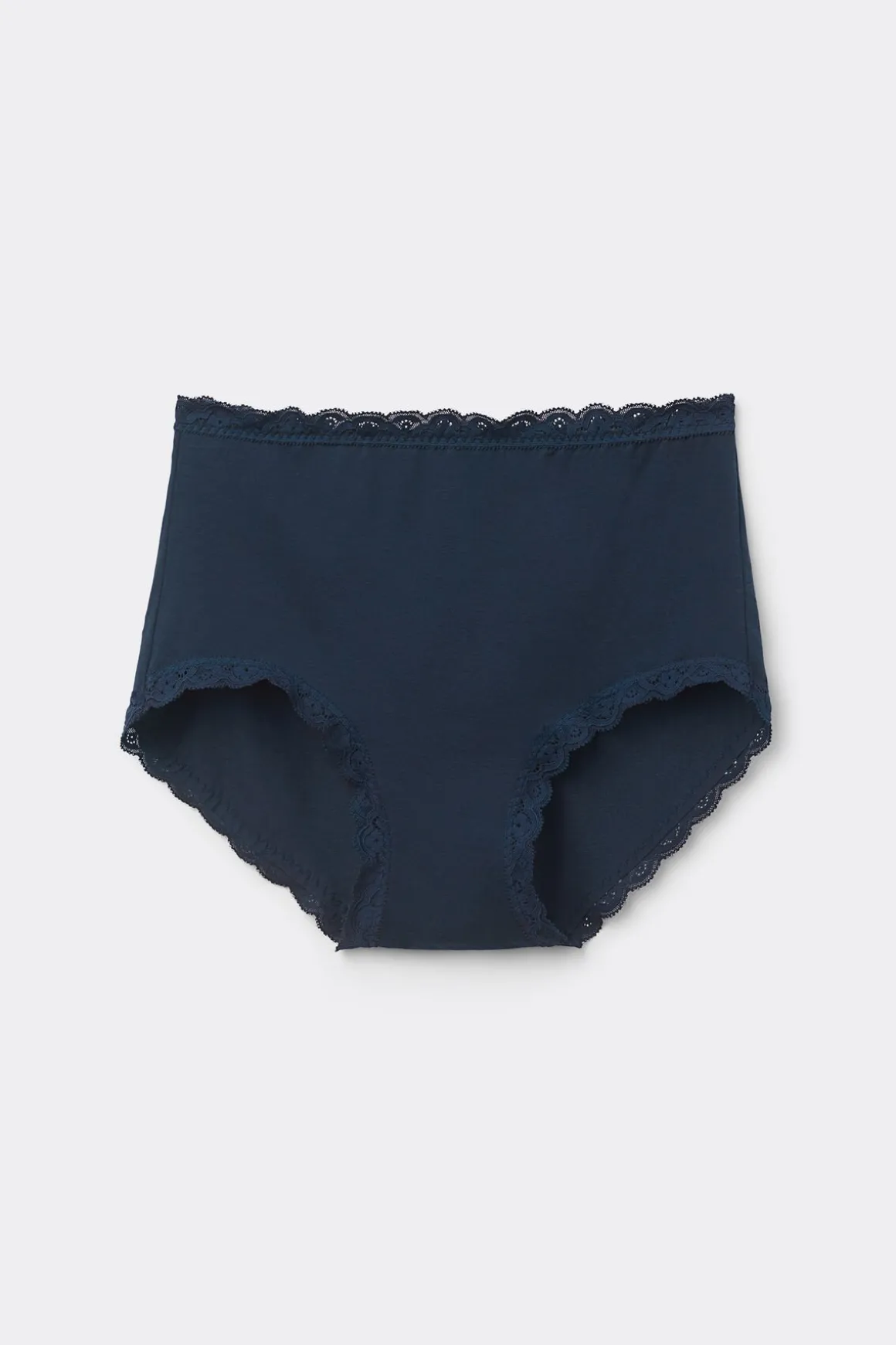 Hipster met Hoge Taille van Katoen en Kant