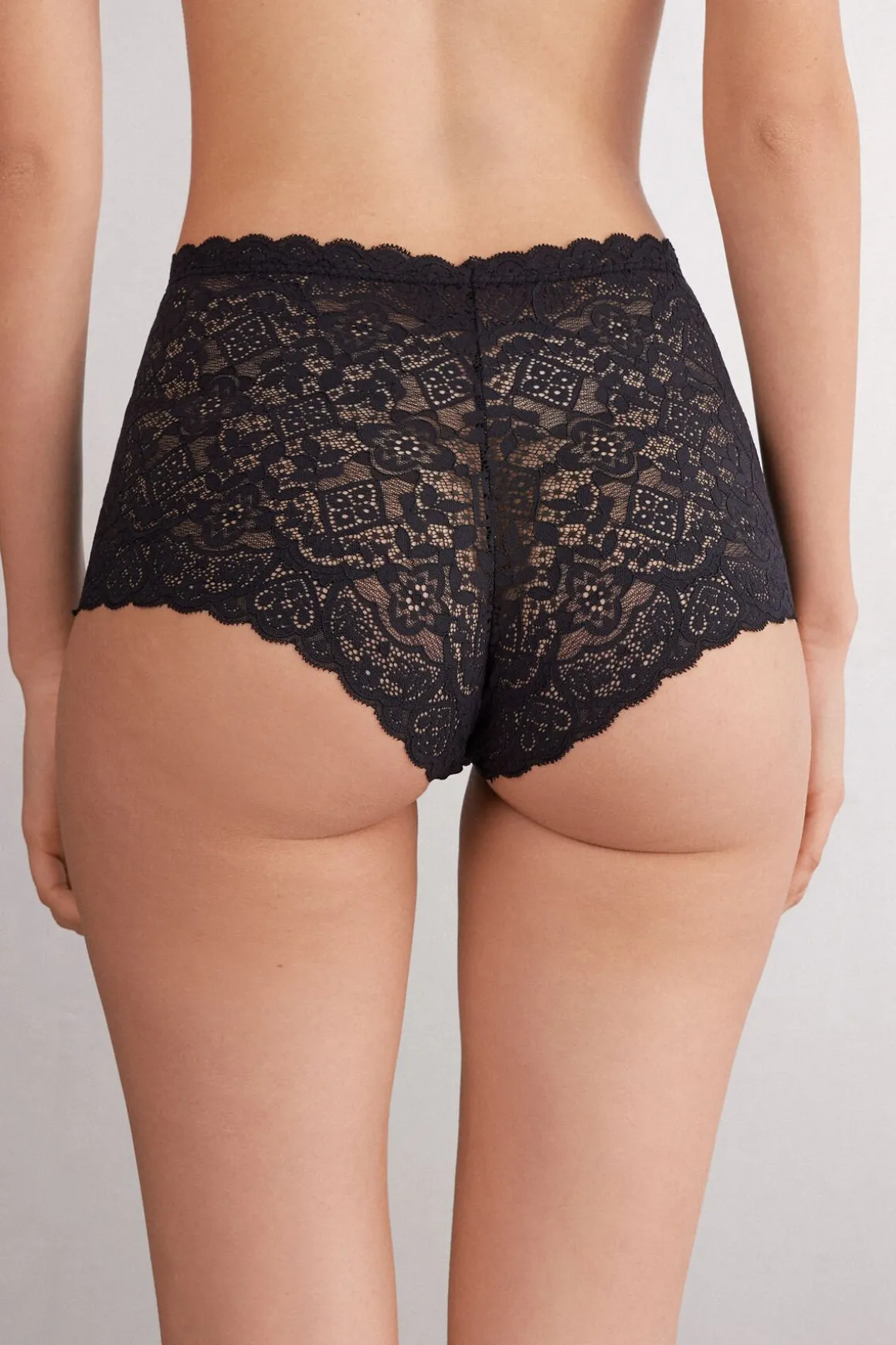 Hipster van Kant met Hoge Taille