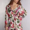 Imaginary Journey Kimono van Viscose Satijn