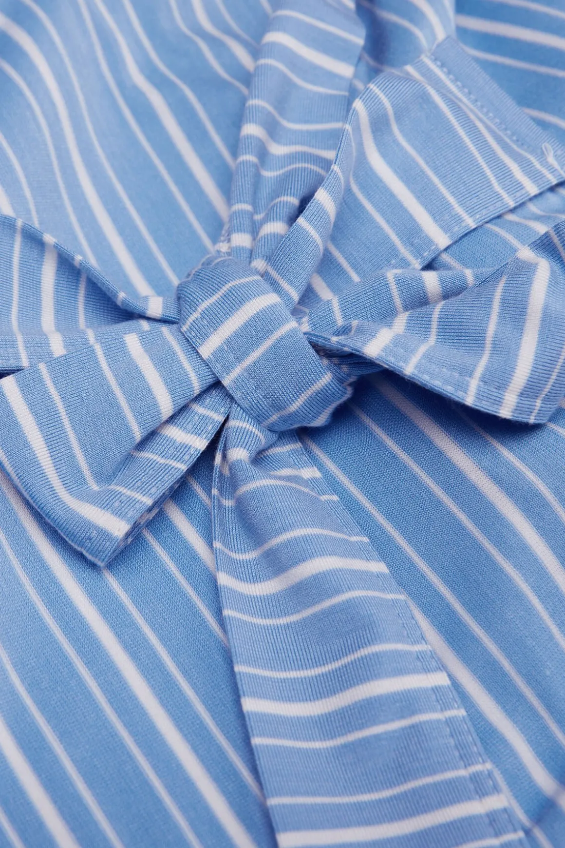 Kimono in Modal met Oxford-Strepen