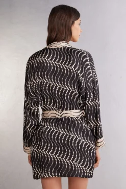 Kimono van Viscose Satijn Cool Elegance