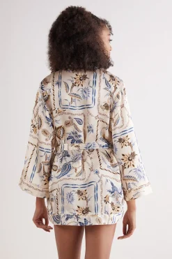 Kimono van Zijde Italian Riviera