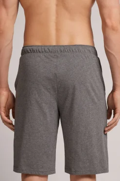 Korte Broek van Katoen met Rib