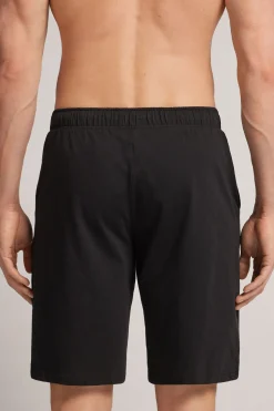 Korte Broek van Katoen met Rib