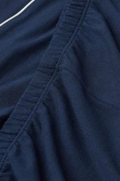 Korte Broek van Modal met Profielen in een Contrasterende Kleur