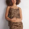 Korte Broek van Viscose Satijn met Dierenprint Always Glamorous