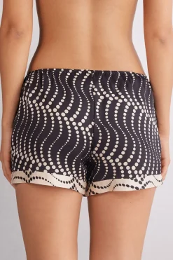 Korte Broek van Viscose Satijn Cool Elegance