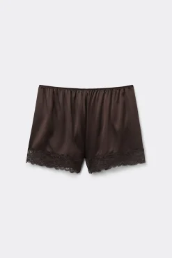 Korte Broek van Zijde met Kant