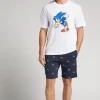Korte Pyjama van Katoen met Sonic-print