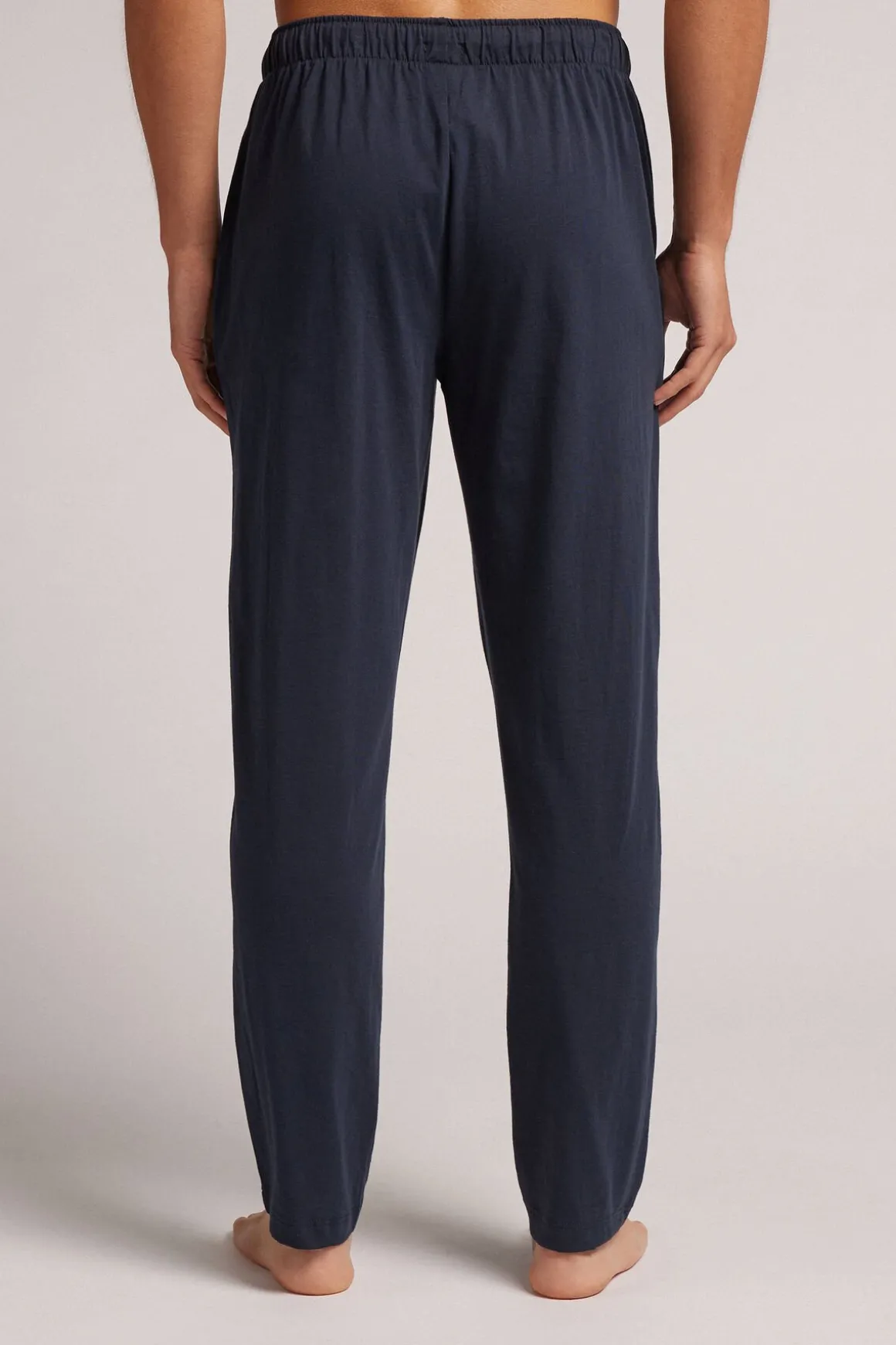 Lange Broek van Katoen met Ribboord
