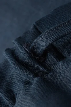 Lange broek van linnen met trekkoord