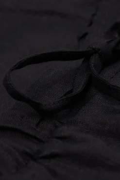 Lange broek van linnen met trekkoord