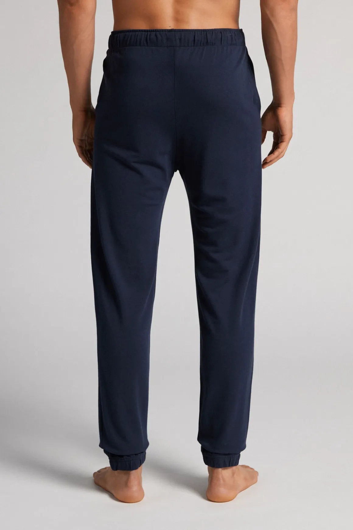 Lange Broek van Modal en Zijden Pique