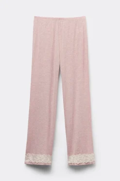 Lange Broek van Modal met Details van Kant
