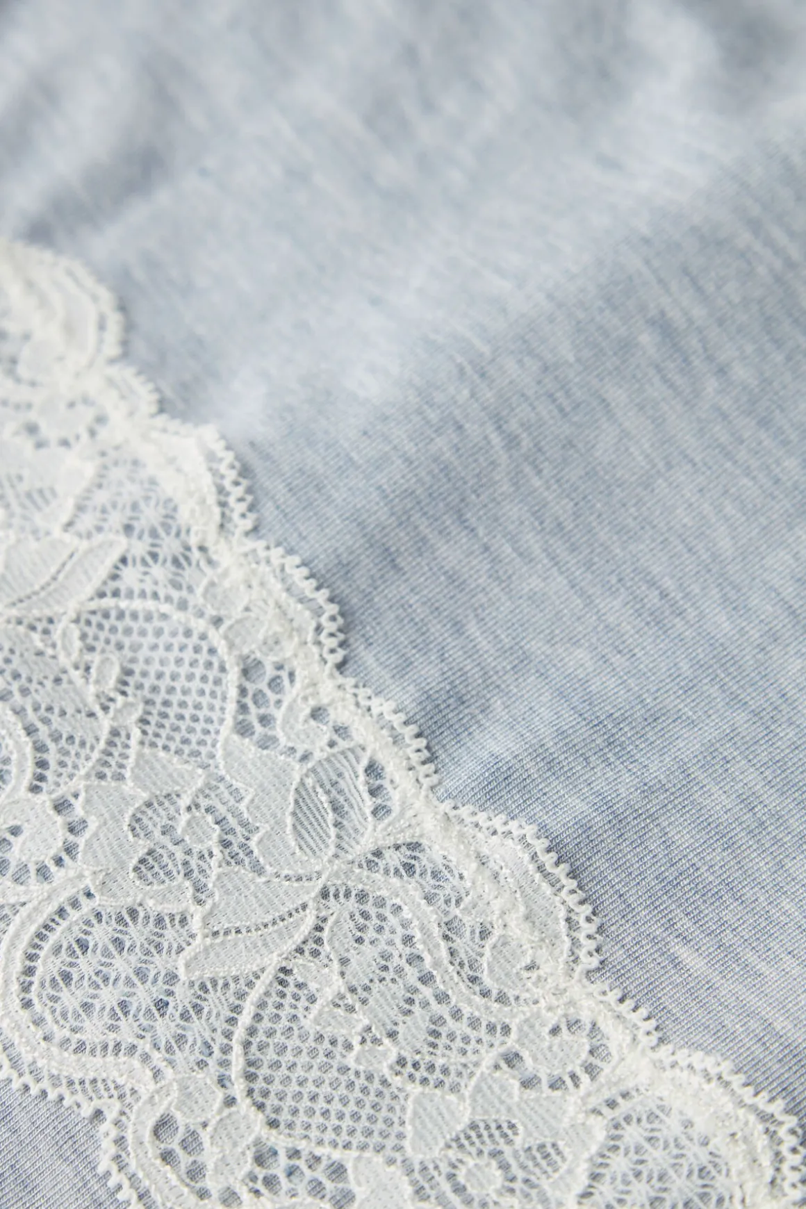 Lange Broek van Modal met Details van Kant