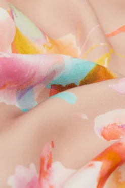 Lange Onderjurk van Viscose Satijn Here Comes The Sun
