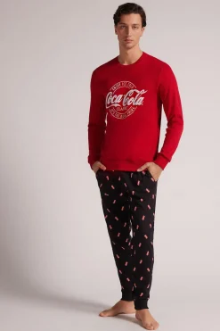 Lange Pyjama Katoen Coca-Cola® Logo